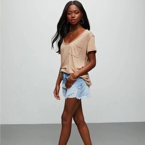 VICI Get Goin' Scoop Neck Pocket Tee